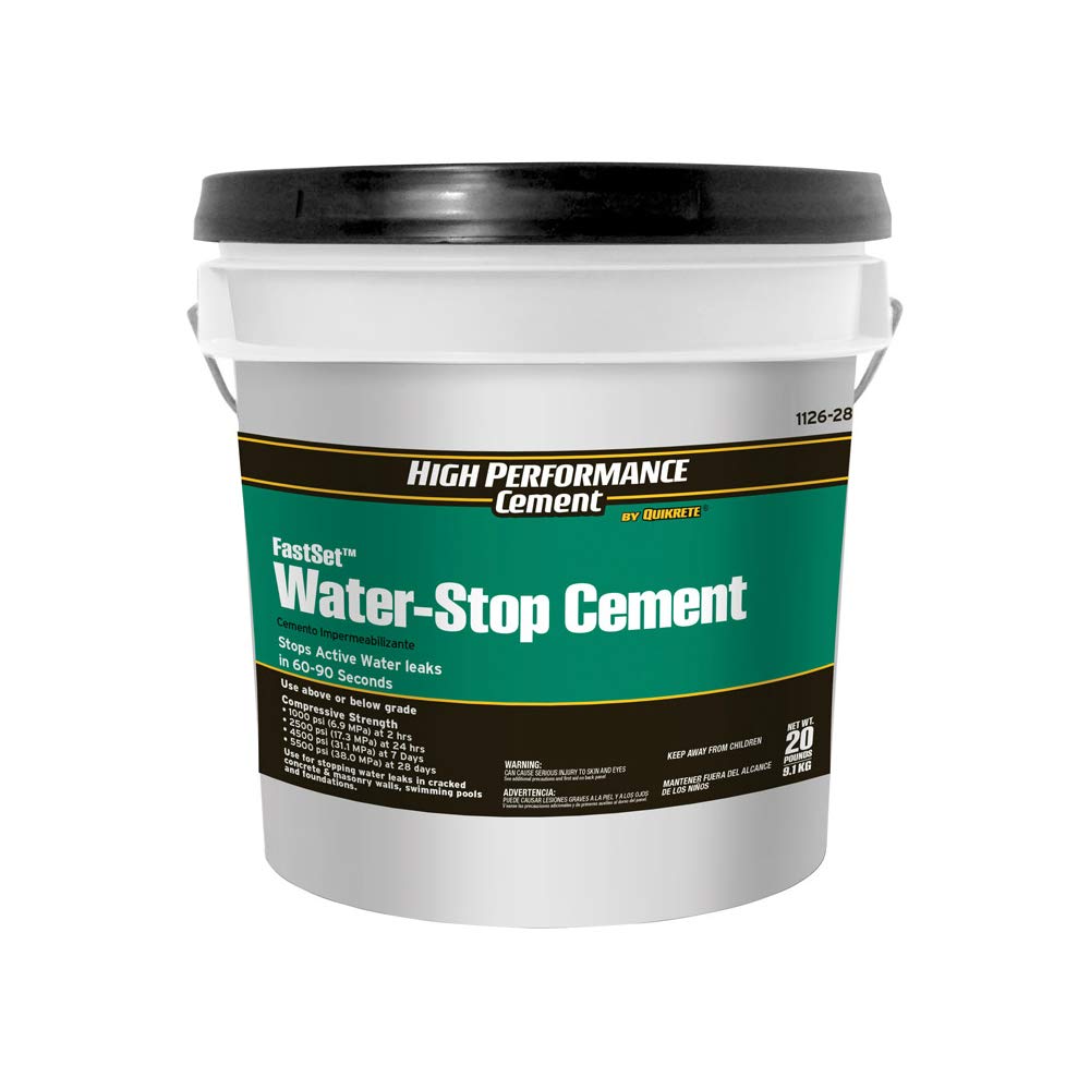 Quikrete FastSet Water Stop Cement 20 lb.: Amazon.com: Industrial